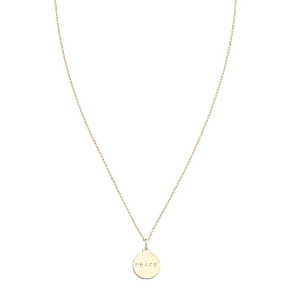 Helen Ficalora “peace” charm 14k - Picture 2 of 4